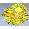 Охотничий герб с нишей для часов - 3D модель STL для ЧПУ