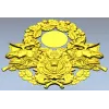 Охотничий герб с нишей для часов - 3D модель STL для ЧПУ