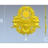 Охотничий герб с нишей для часов - 3D модель STL для ЧПУ