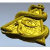 Всевидящее око и змея - 3D модель STL для ЧПУ