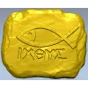 Рельефная табличка с символом ИХТУС, 3D модель STL для ЧПУ
