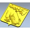 Щит с Георгием Победоносцем - STL модель для ЧПУ