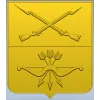 Heraldic Shield with Crossed Muskets and Bow - STL 3D Model for CNC