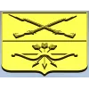 Heraldic Shield with Crossed Muskets and Bow - STL 3D Model for CNC