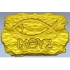 Ichthys Stone Plaque - STL 3D model for CNC