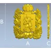 Герб Красноярска - 3D STL модель для ЧПУ