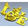 LOVE - 3D модель в формате STL с птицами и гнездом для ЧПУ