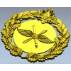 Герб ПВО ВКС - STL модель рельефа для ЧПУ