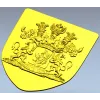 Heraldic Shield STL - Family Coat of Arms 3D Model for CNC