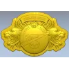 Zenit Lions Crest - STL 3D model for CNC milling