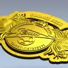 Zenit Lions Crest - STL 3D model for CNC milling