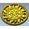 Alatyr Sun Medallion - STL 3D model for CNC carving
