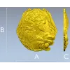 Медальон "Девушка Весна" - 3D модель STL для ЧПУ