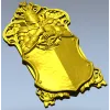 Knightly Heraldic Plaque STL for CNC