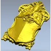 Knightly Heraldic Plaque STL for CNC