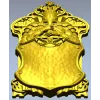 Knightly Heraldic Plaque STL for CNC
