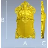 Knightly Heraldic Plaque STL for CNC