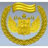 Герб с Георгием в лавровом венке - 3D модель STL для ЧПУ
