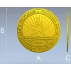 Adygea Coat of Arms Medallion - STL 3D Model for CNC
