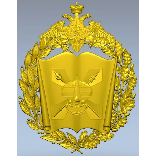 Герб Военной академии МТО - 3D модель в формате STL для ЧПУ