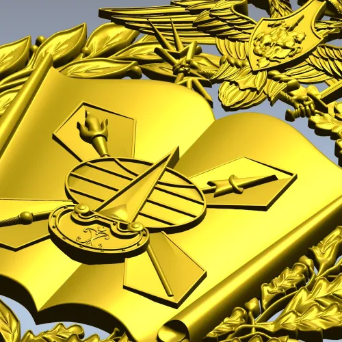 Герб Военной академии МТО - 3D модель в формате STL для ЧПУ
