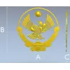 Герб Республики Дагестан - 3D модель STL для ЧПУ