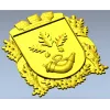 Герб Кривого Рога - 3D модель STL для ЧПУ
