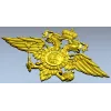 Герб МВД - 3D модель в формате STL для ЧПУ