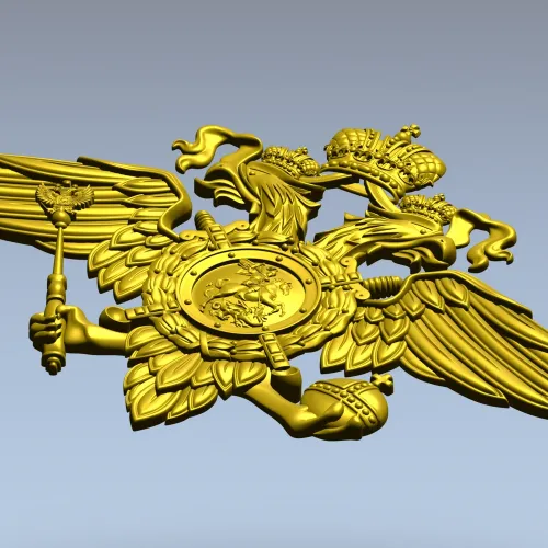 Герб МВД - 3D модель в формате STL для ЧПУ