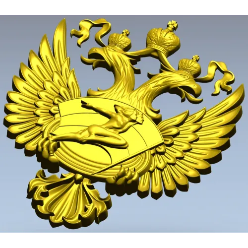 Герб Министерства спорта - 3D STL модель для ЧПУ
