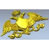 Гербовый двуглавый орёл - 3D модель в формате STL для ЧПУ