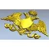 Гербовый двуглавый орёл - 3D модель в формате STL для ЧПУ