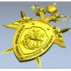 Герб Следственного комитета Российской Федерации - 3D модель STL для ЧПУ