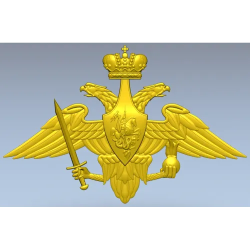 Герб Сухопутных войск - 3D модель STL для ЧПУ