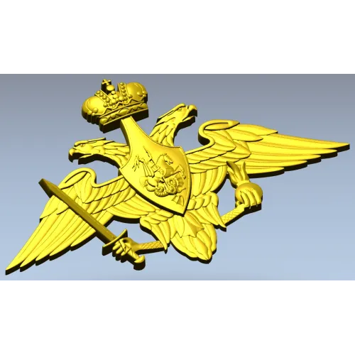 Герб Сухопутных войск - 3D модель STL для ЧПУ