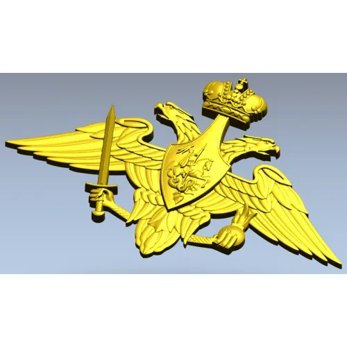 Герб Сухопутных войск - 3D модель STL для ЧПУ