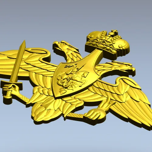 Герб Сухопутных войск - 3D модель STL для ЧПУ