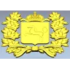 Tomsk Oblast Coat of Arms STL 3D Model for CNC Milling