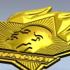 Always Ready emblem STL for CNC