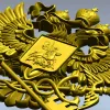 Герб налоговой службы - 3D модель в формате STL для ЧПУ