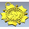 Орден-юбилей "Звездный медальон" - 3D модель STL для ЧПУ