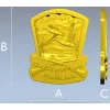 Spetsnaz Hunting Troops Badge - STL 3D model for CNC