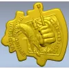 Angler Commando Emblem - 3D STL model for CNC
