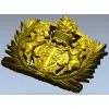 Heraldic Crest 3D STL for CNC - Ornate Coat of Arms