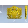 Heraldic Crest 3D STL for CNC - Ornate Coat of Arms