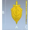 Эмблема "ЦЕНТР" - 3D модель STL для ЧПУ