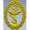 Hygieia medical emblem 3D STL for CNC