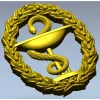 Hygieia medical emblem 3D STL for CNC