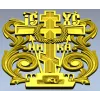 Golgotha Acanthus Cross - STL 3D Model for CNC