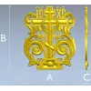 Golgotha Acanthus Cross - STL 3D Model for CNC